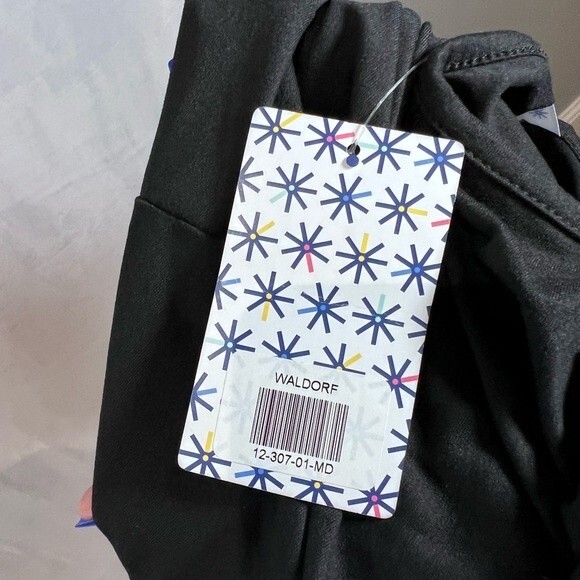 Piphany black Jersey knit tunic top size medium NWT - Picture 6 of 7